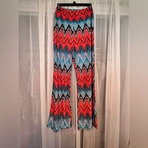 Bright and beautiful palazzo pants! Size l/Xl